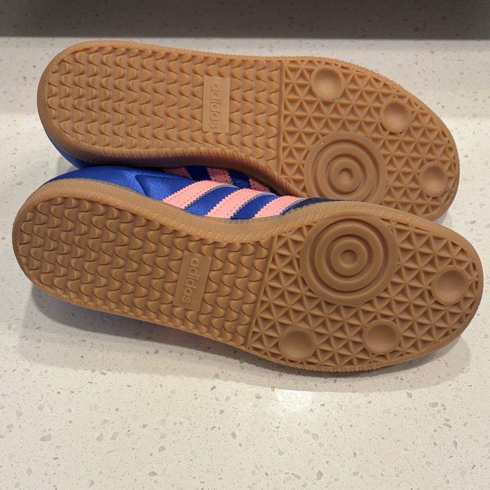 Adidas Navy and Pink Samba OG - Picture 5 of 7